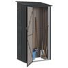 vidaXL Garden Sheds Anthracite 103 x 74 x 200 cm Metal