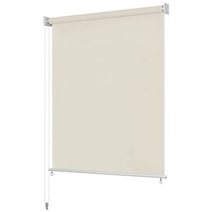 vidaXL Outdoor Roller Blind 105(W)x140(H) cm Cream