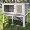 Kerbl Rodent House with Metal Bottom Lucky White 115x65x100 cm