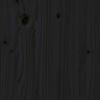 vidaXL Wall Cabinets 2 pcs Black 60x30x35 cm Solid Pinewood