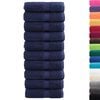 vidaXL Premium Guest Towels "SOLUND" 10 pcs Navy Blue 30x50 cm 600 gsm