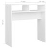 vidaXL Console Table White 78x30x80 cm Engineered Wood
