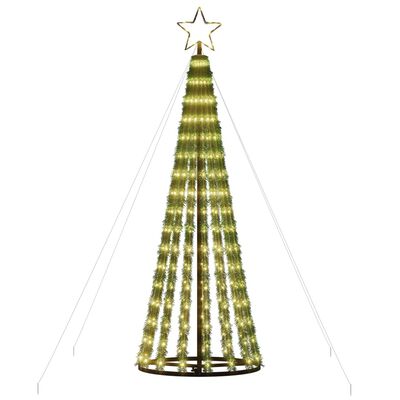 vidaXL Christmas Tree Light Cone 275 LEDs Warm White 180 cm