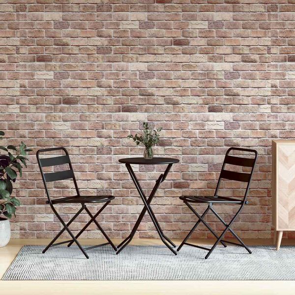 vidaXL 3D Wall Panels 10 pcs Brown 100x50 cm EPS