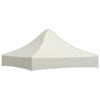 vidaXL Party Tent Roof 2x2 m Cream 270 g/m&sup2;