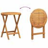 vidaXL Bistro Set 3 pcs Brown Solid acacia wood