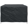 vidaXL Furniture Cover Plain Black 210 x 130 x 70 cm 600D