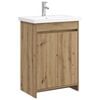 vidaXL Bathroom Furniture Set Artisan Oak 61 x 40 x 84.5 cm