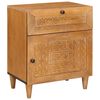 vidaXL Bedside Cabinet Light Brown 50 x 33 x 60 cm Engineered Wood