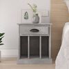 vidaXL Bedside Cabinet Concrete Grey 43x36x50 cm