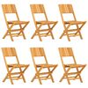 vidaXL 7 Piece Garden Dining Set Solid Wood Teak
