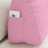 vidaXL Back Pillow Pink 60 x 20 x 50 cm Fabric
