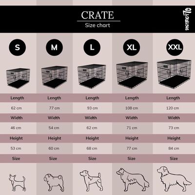 DISTRICT70 Dog Crate CRATE XL
