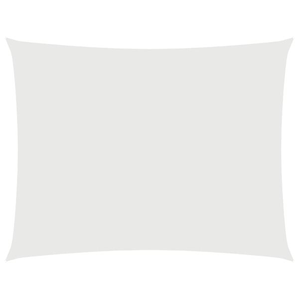 vidaXL Sunshade Sail Oxford Fabric Rectangular 3x6 m White