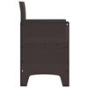 vidaXL Garden Chair 2 pcs Brown 53 x 49 x 85 cm Polypropylene