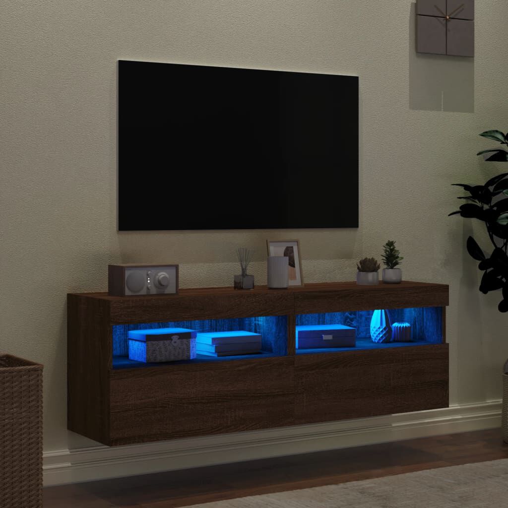 Floating wall shop cabinets living room