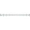vidaXL Wire Mesh Fence with Flange Green 1.4x25 m