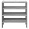 vidaXL Shoe Racks 2 pcs Stackable Grey Sonoma 60x30x30.5 cm