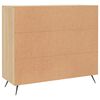 vidaXL Sideboard Sonoma Oak 90x34x80 cm Engineered Wood