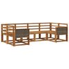 vidaXL Outdoor Sofa Set 6 pcs Natural Solid Acacia Wood