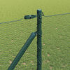 vidaXL Fence Post Green 100 x 1 m (13 mm mesh) Steel and PVC