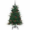 vidaXL Artificial Christmas Tree with 150 LEDs with Stand Green 150 cm