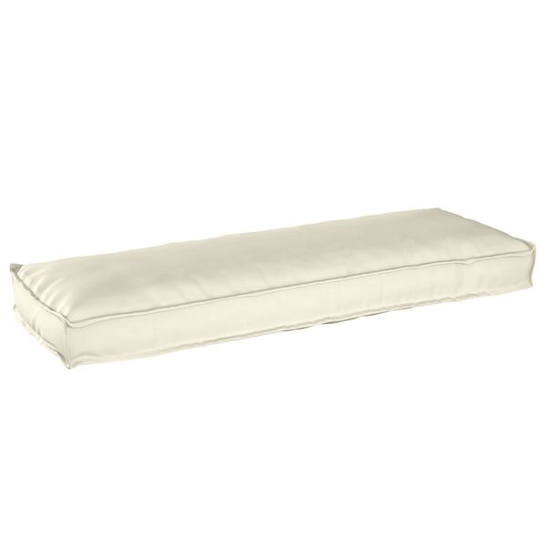 vidaXL Cushion Cream 120 x 40 x 8 cm Oxford Fabric