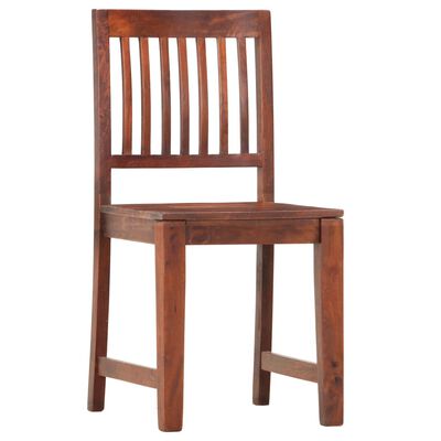 vidaXL Dining Chairs 2 pcs Solid Mango Wood