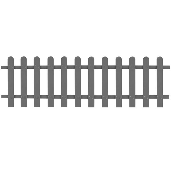 vidaXL Picket Fence WPC 200x60 cm