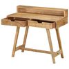 vidaXL Desk 100x45x90 cm Solid Rough Mango Wood