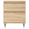 vidaXL Bedside Cabinet Sonoma Oak 40x35x50 cm Engineered Wood
