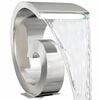 vidaXL Pool Waterfall with LED Stainless Steel 304 50 x 30 x 53 cm