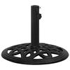 vidaXL Umbrella Base Black 44x44x32 cm Cast Iron
