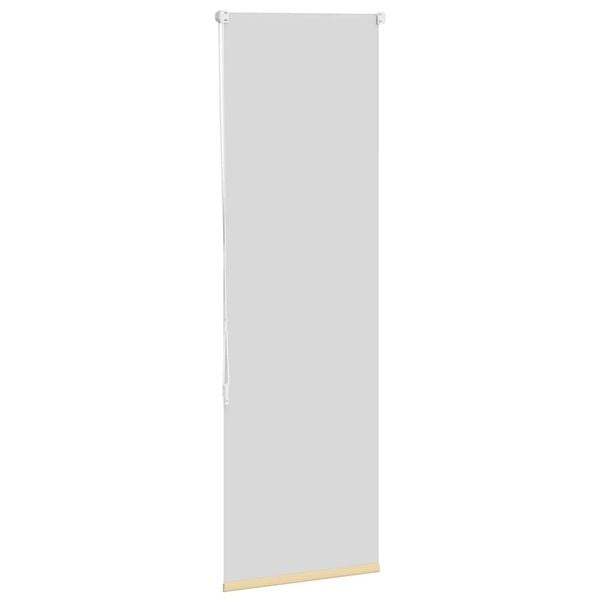 vidaXL Roller Blind Blackout Beige 45x130 cm Fabric Width 40.7 cm Polyester