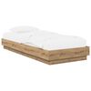vidaXL Floor Bed Frame Artisan Oak 80 x 200 cm Engineered Wood