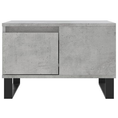 vidaXL Coffee Table Concrete Grey 55x55x36.5 cm Engineered Wood