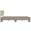 vidaXL Bed Frame without Mattress Sonoma Oak 120x200 cm