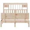 vidaXL Bookcase Bed without Mattress 150x200 cm King Size Solid Wood Pine