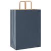 vidaXL Paper Bags 250 pcs with Handles Blue 32x17x44 cm