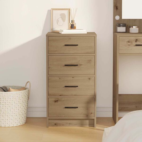 vidaXL Sideboard Artisan oak 40 x 41 x 75 cm Engineered wood