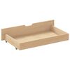 vidaXL Bed Frame without Mattress with 2 Drawers Solid Wood 180x200 cm Super King