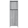 vidaXL Bathroom Cabinet Grey Sonoma 30x30x95 cm Engineered Wood