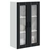 vidaXL Kitchen Wall Cabinet Black 60 x 31 x 100 cm Engineered Wood