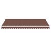 vidaXL Automatic Retractable Awning Brown 500x350 cm