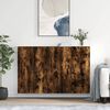 vidaXL Wall Mounted Cabinets 2 pcs Smoked Oak 69.5x34x90 cm
