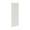 vidaXL Pleated Blind Light Grey 45x100 cm Fabric Width 44.4 cm Polyester