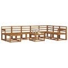 vidaXL Outdoor Sofa Set 9 pcs Natural Solid Acacia Wood