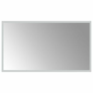 vidaXL LED Bathroom Mirror Transparent 70 x 40 cm Tempered Glass