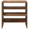 vidaXL Shoe Racks 2 pcs Stackable Old Wood 60x30x30.5 cm