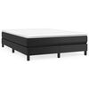 vidaXL Box Spring Bed Frame Black Double Faux Leather (UK/IE/FI/NO only)